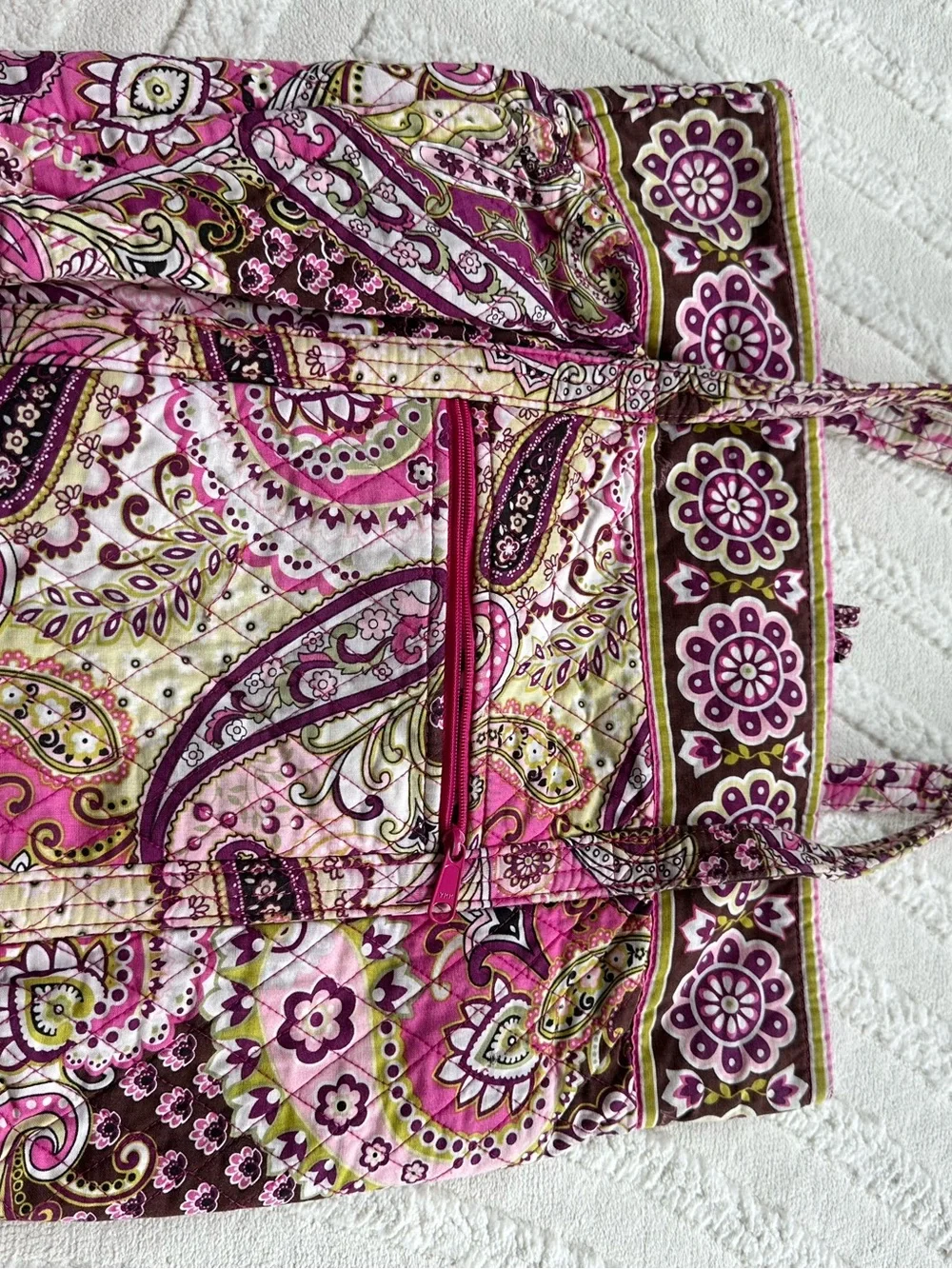 Vera Bradley | Very Berry Paisley Tote
